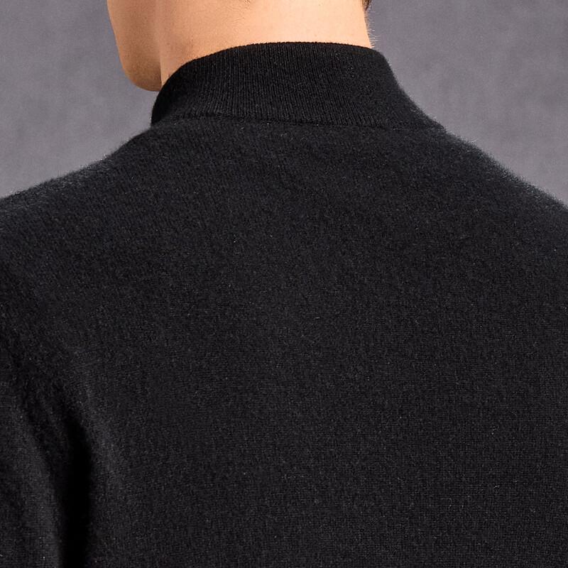 Antonio Men's 100% Pure Cashmere Half-High Collar Sweater