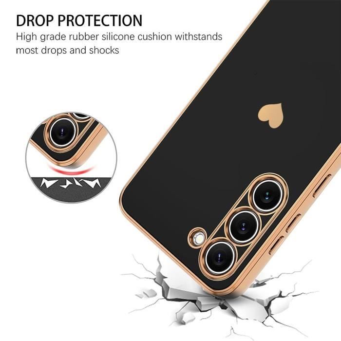 Coque - Samsung - Galaxy A05 - Antichoc - Silicone - Lanière Nylon - Motif Cœur