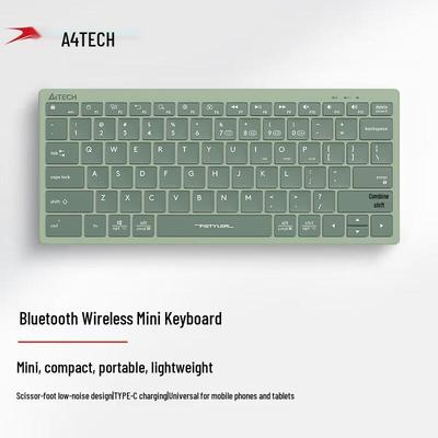 Беспроводная Bluetooth-клавиатура A4Tech FBX51C с 78 клавишами, ножничный механизм