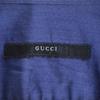 Gucci Сделано в Италии Рубашка с длинным рукавом 38 Синеватый Мужская Б/у