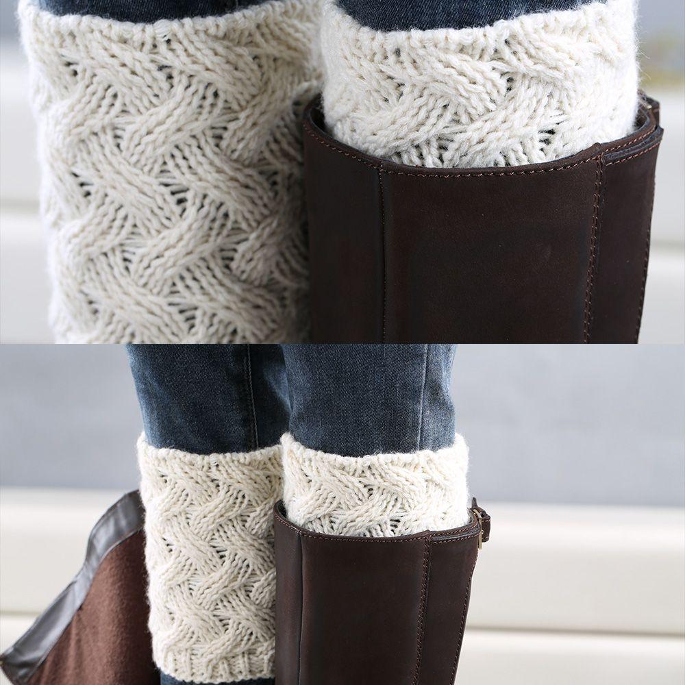Манжеты Обувь Аксессуары Вязаные гетры Вязаные гетры Носки Носки для ботинок Гетры до колена