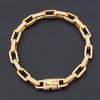 Creative Personality O-shaped Chain Shaped Hip-hop Bracelet with Micro Inlaid Temperament, Popular Men's Style