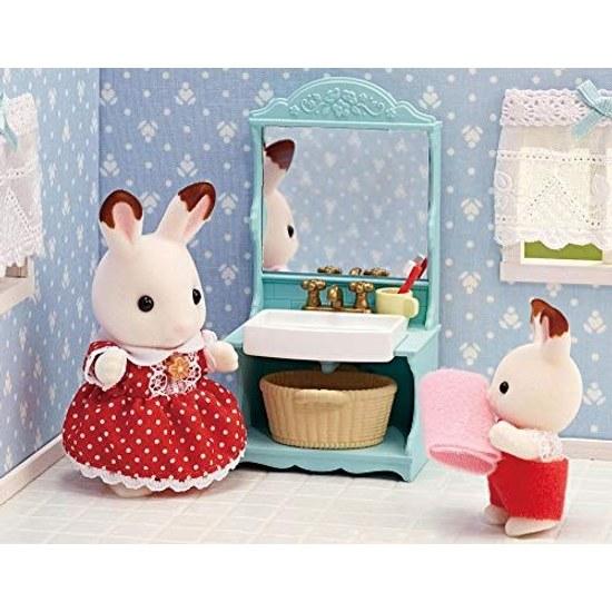 Sylvanian Families Мебель Ванная комната Набор SE-200 ST Сертификация ST 3 года и старше Игрушка Кукольный домик EPOCH
