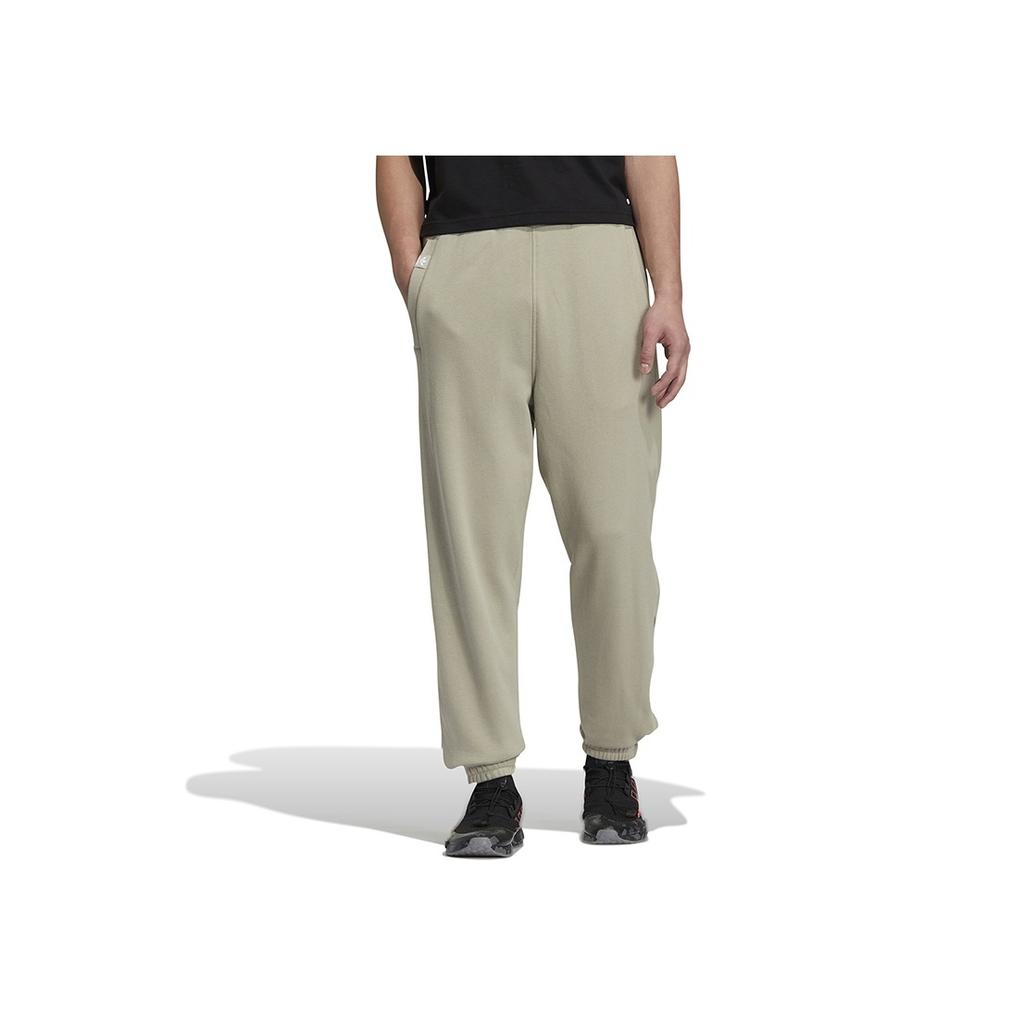 Adidas Мужские однотонные джоггеры Originals Trefoil, бежевые IC8153