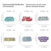 Unique Alloy Letter Brooch Pin For Men And Women Stylish Fashion Accessory
