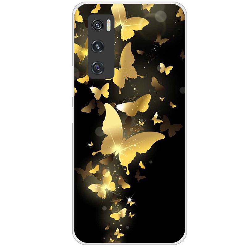 Силиконовый чехол для Coque Vivo V20 SE, чехол для телефона Vivo V2022 V2023 V20SE, чехлы с мягким бампером для Vivo V20 SE, сумка