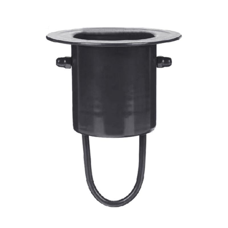 Black Stainless Steel Rain Chain Gutter Adapter Decorative Catcher Cup Suitable for Optimal Rainwater Collection
