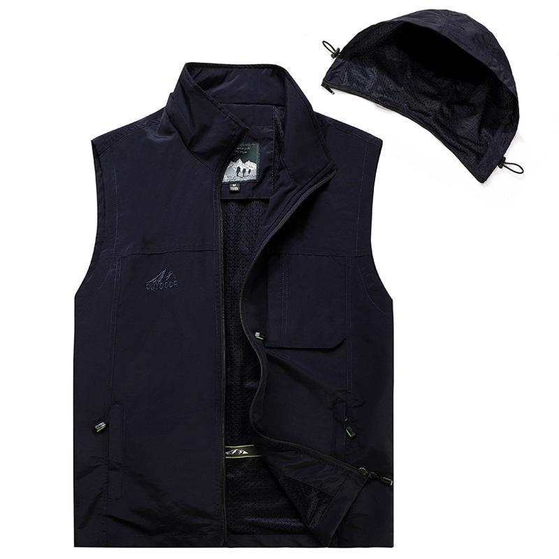 Дышащая мужская зимняя куртка с несколькими карманами