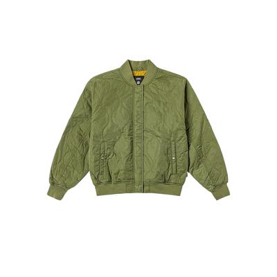 Теплая мягкая удобная приятная на ощупь куртка Женские куртки Зеленая VN000MANZBF