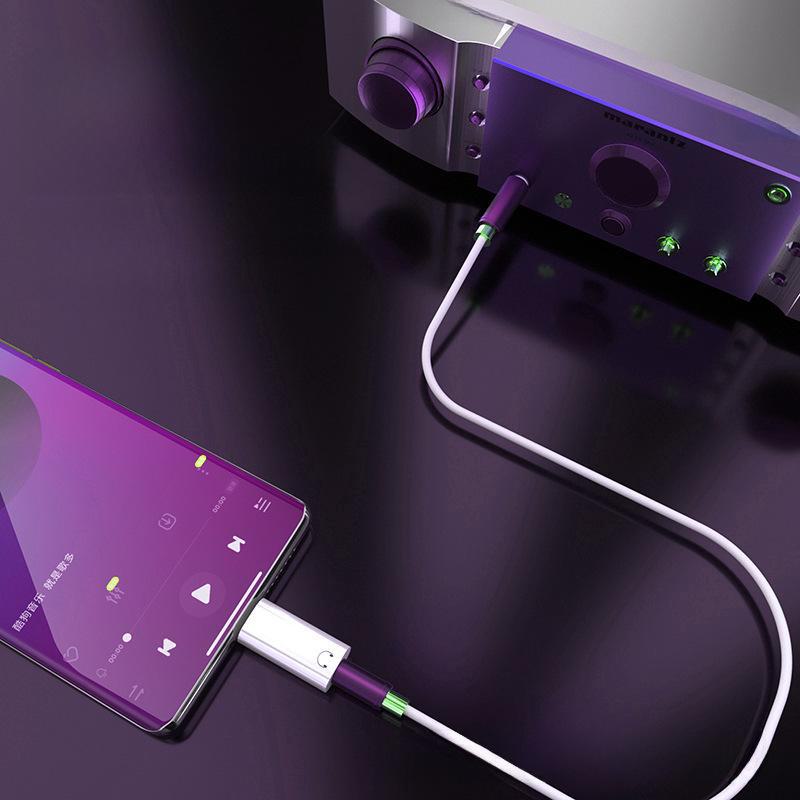 Адаптер для наушников USB-C на 3,5 мм с зарядным устройством и цифровым декодером