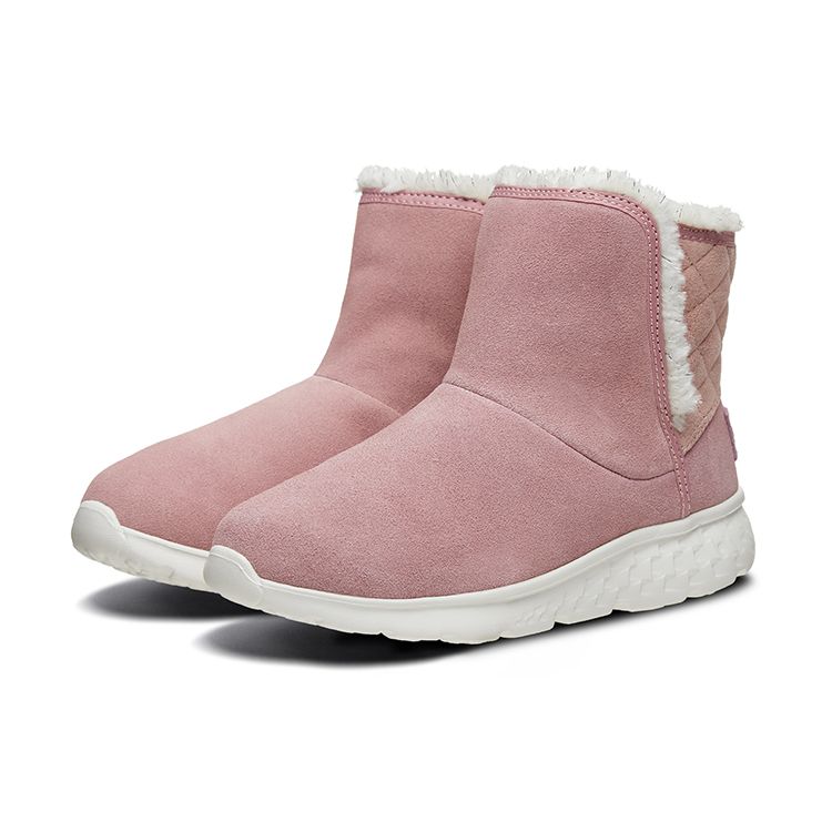 Skechers Удобные Стильные Теплые Прочные Детские Сапоги до середины икры Детские ботинки Розовые 664054L-MVE