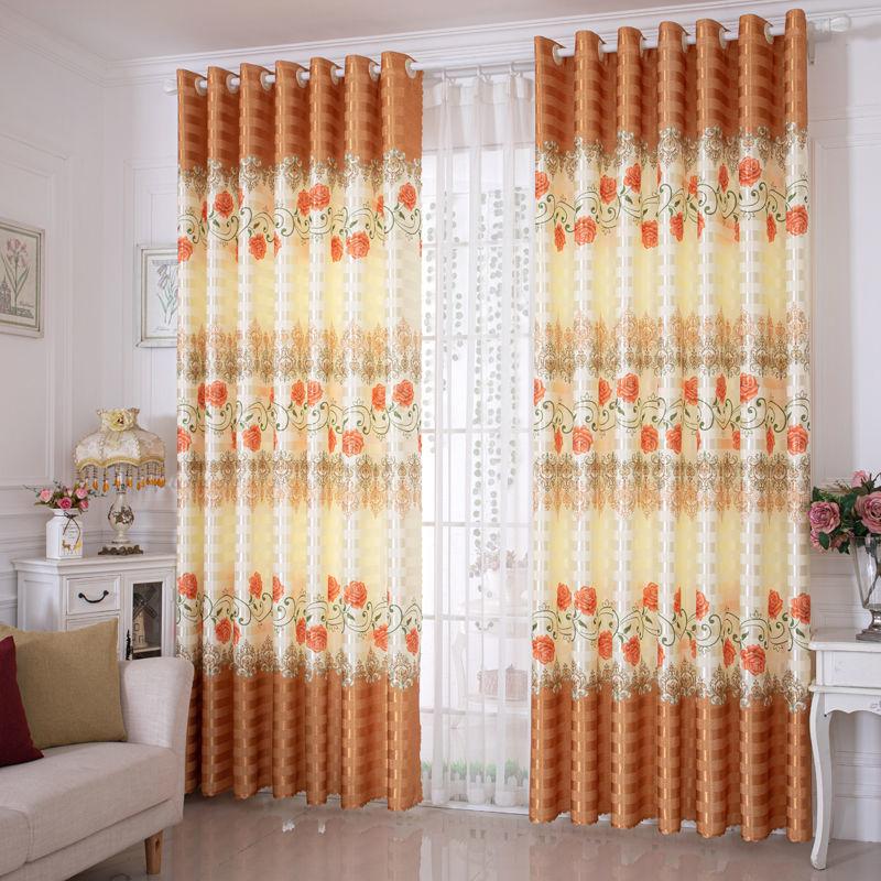 Маленькие свежие шторы в китайском стиле в сельском стиле, спальня, гостиная, шторы для эркера, солнцезащитная ткань, простые шторы напрокат