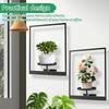 Stylish Picture Frame Wall Plant Holder Multifunctional Wall Mounted Succulent Hanger Outdoor