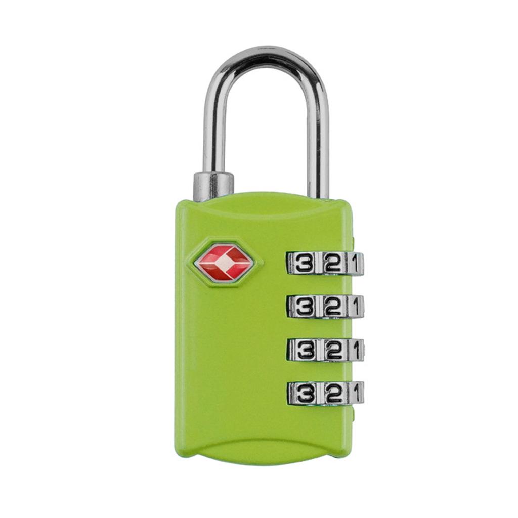 TSA Approved Luggage Locks Travel Locks Practical Suitcase Locks 4 Digit Combination Padlocks for Lockers Gym Travel Bag