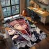 Ковер Аниме Jujutsu Kaisen Большой Ковер Нескользящий Моющийся Коврик для Пола Комната Геймера Спальня Домашний Декор -QJY