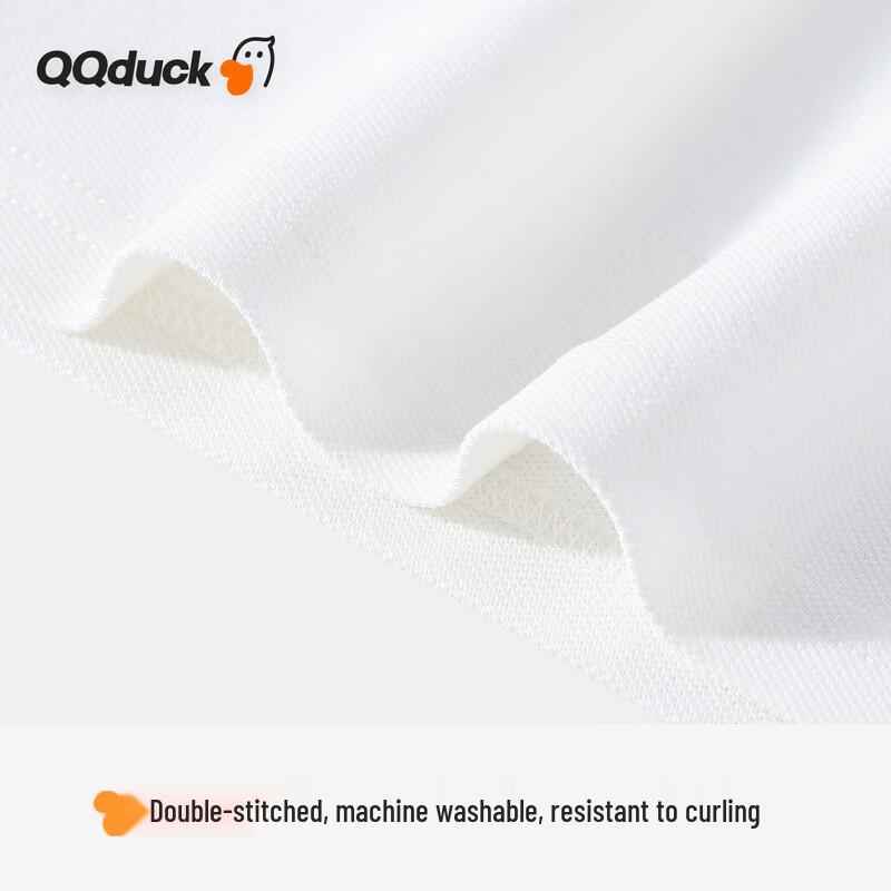 Детская футболка-поло с коротким рукавом и воротником-цветком тюльпана QQ DUCK для девочек