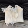 Lace Versatile Large-capacity Simple and Beautiful Tote Bag Women's New Summer Lazy Wind Sweet Casual Shoulder Bag