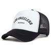 Summer LOS ANGELES Print Baseball Hat Outdoor Sports Breathable Mesh Hats Fashion Cotton Cap Hip Hop Caps Couple Hat