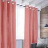 SUEDEN - Suede Curtain Perfect for Dressing Your Windows 100% Polyester - 140 X 250 Cm - Terra Cotta