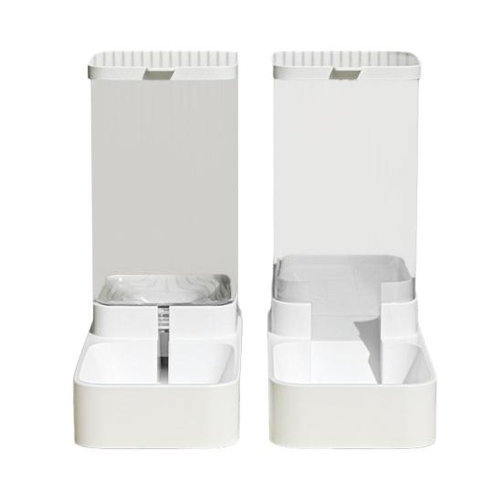 Автоматическая кормушка для домашних животных, большая емкость 3,3 л, фонтанчик для воды для домашних животных, 1,3 кг, миска для корма для собак, пластиковый дозатор воды для домашних животных, корм для кошек и собак