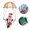 Electric Santa Claus Parachute Turn Circle Acrobatics Plush Toy Christmas Children Toy