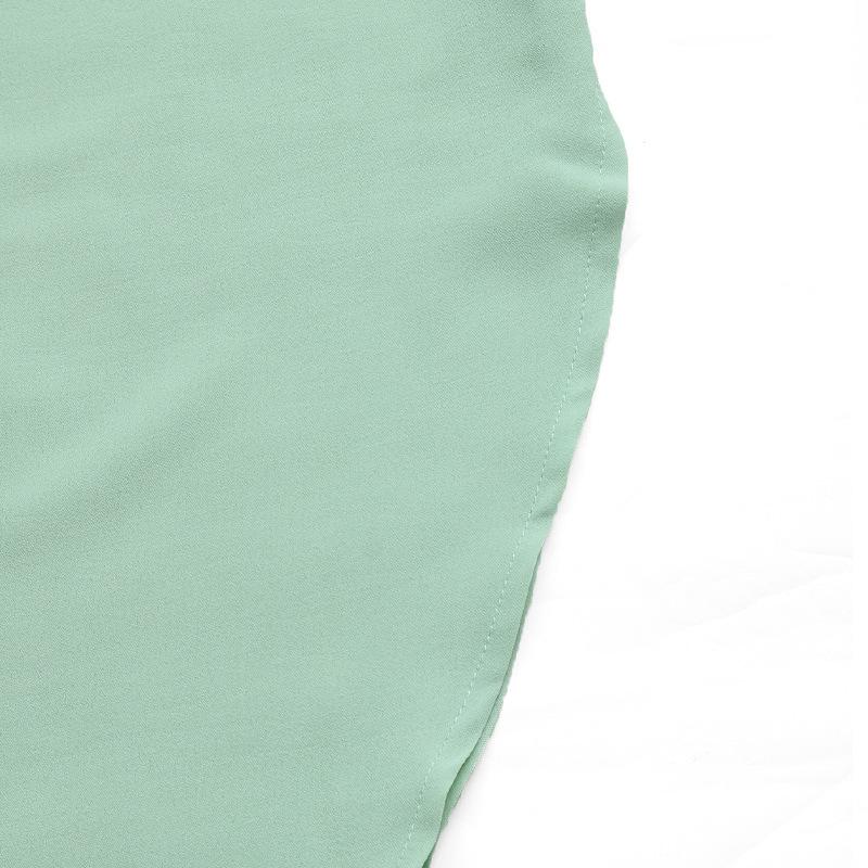 VEZFAA Women's Fashion Summer Spring Solid Color Print Sleeveless Suspenders High Waist Casual Dresses