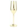 200ml Goblet Stainless Steel Champagne Glass Drinking Cup for Bar/Party Banquet/Picnic(Gold Plated )