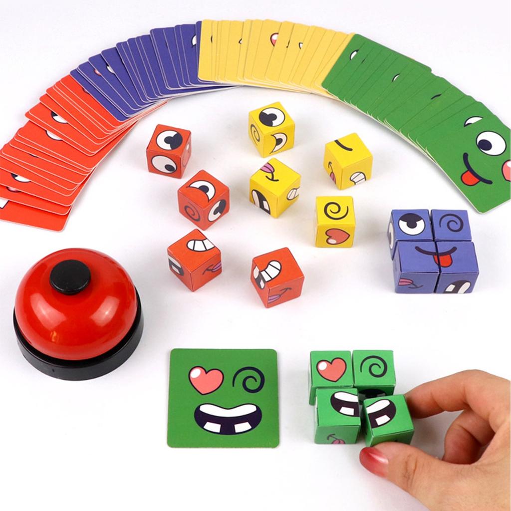 Face-changing Children's Early Educational Toys Parent-child Interactive Fun Tabletop Game