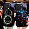 Учебные элементы для OnePlus Nord 3 5 6T 7 Pro 8 12 10T Reno8 Lite 5G 10R Nord N30 Чехол для телефона из закаленного стекла с твердой оболочкой Черный