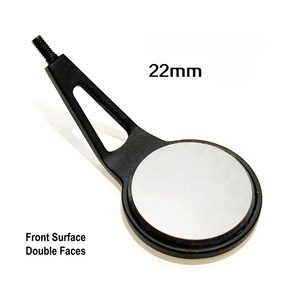 Стоматологический одонтоскоп Зеркало для рта с передней поверхностью с ручкой Уход за полостью рта Осмотр Гигиена Стекло Родиевое зеркало