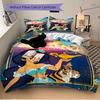 3Pcs Aladdin'S Magical Adventure Bedding Set Quilt Cover Pillowcase Home Christmas Xmas Halloween Gift 1 Duvet Cover 2 Pillowcase M924306