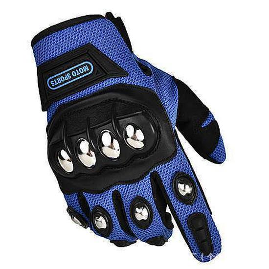 Мужские мотоциклетные перчатки с полупальцами и защитой от падений - износостойкая микрофибра для бокса, фитнеса и езды по бездорожью