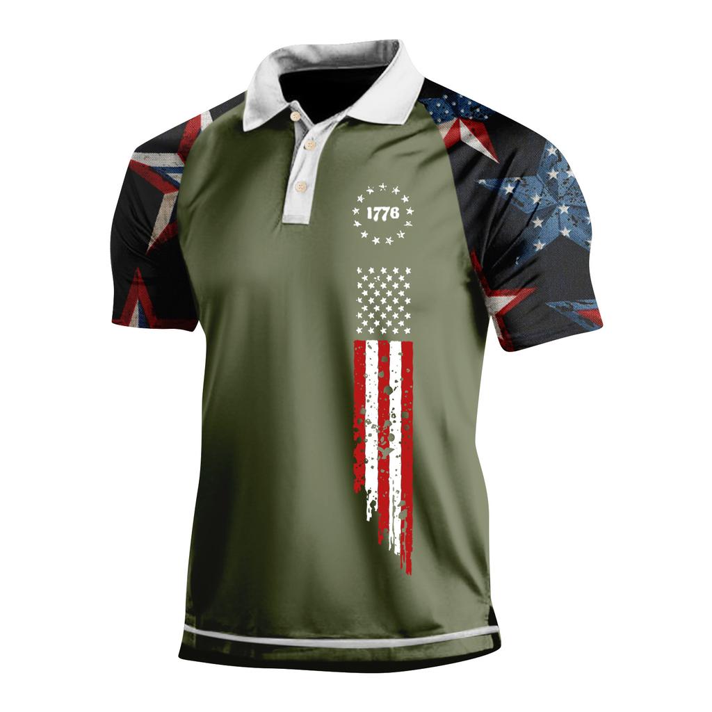 Мужская летняя дышащая рубашка с короткими рукавами и культурой отдыха