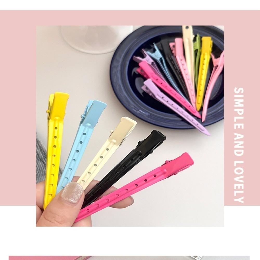 6/12pcs 6/12pcs Styling Hairpins Polychromatic Design Sectioning Clamps Haircut Tools