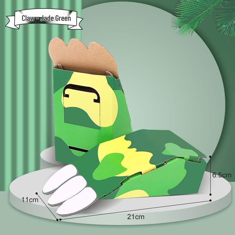 Children's Day DIY Dinosaur Cardboard Model - Wearable Toy Inspired by TikTok