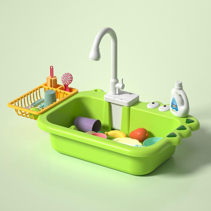 Children's Electric Water Kitchen Sink Toy Set