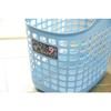 Sanko Plastic Laundry Basket, Beat Basket No. 2, Pastel Blue