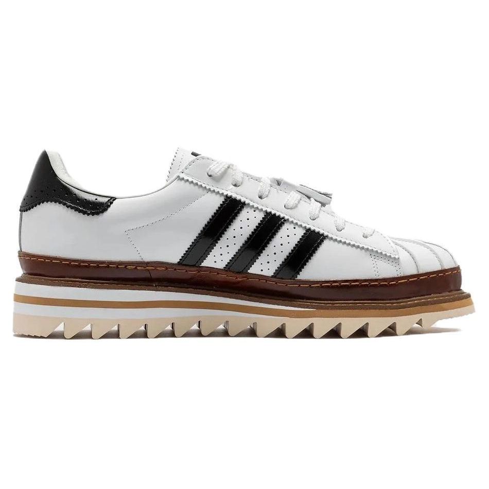 CLOT x adidas Superstar Белые Черные Унисекс Кроссовки Облачно-Белый Основной Черный Кристально-Песочный IH3132