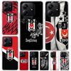 B-Бешикташ B-BJK Мягкий чехол для телефона для Xiaomi Redmi Note 15 14 14S 13 12 Pro Plus 12S 11 11S 11E 10 10S 11T 5G Fundas Coque Redmi