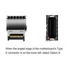 90 Degree USB3.1 Type E Adapter PH76EE-A Front Panel Internal Connector  Front Panel