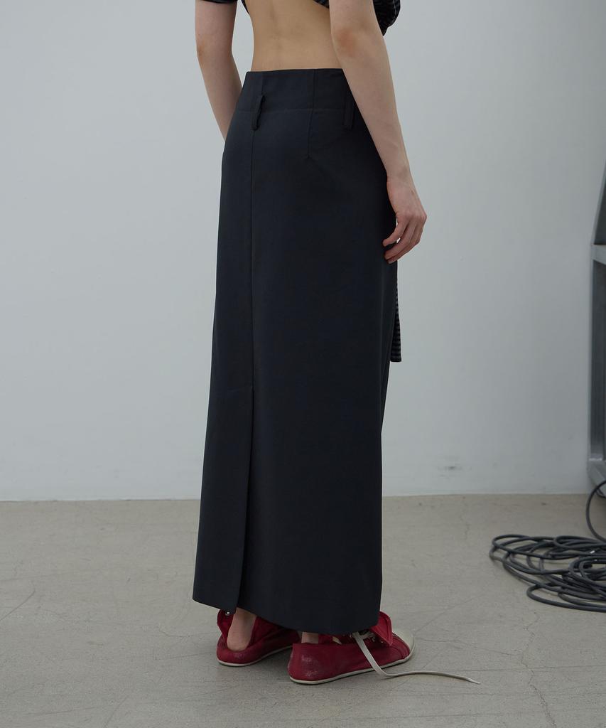 LCDC™ Overlap Long Skirt (Black)