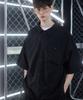 WANGGWAN Nylon Exclusive Oversized Shirt (Black)