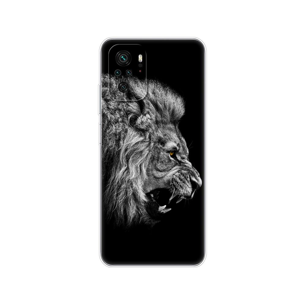 For Xiaomi Redmi Note 10 10S Case 4G 5G Silicon Soft Tpu Back On Redmi Note 10 Pro Global Phone Cover Note10 S Bumper Etui Funda