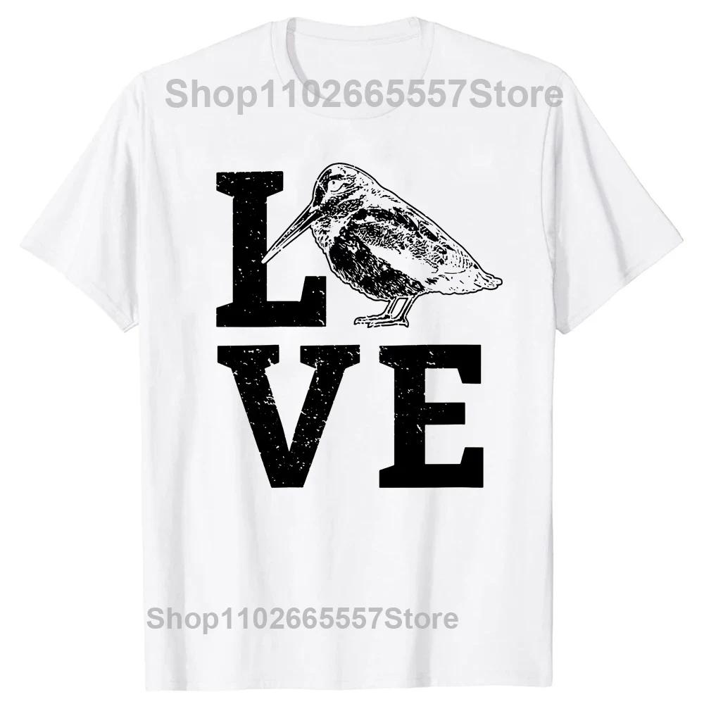 Retro Woodcock Hunter Bird Vintage Funny Hunting Tee Tops Round Neck ShortSleeve Fashion Tshirt Clothing Casual Tshirts