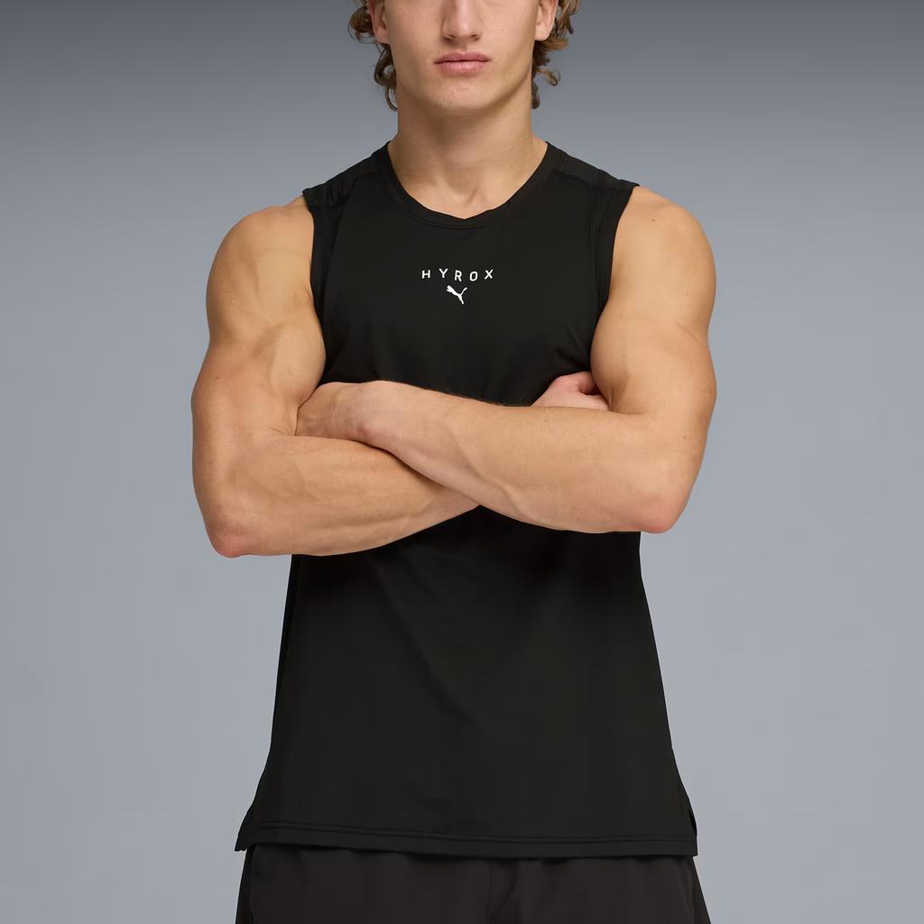 Puma Мужская майка-жилет X Hyrox Collaboration Training с быстрым высыханием, вязаная, без рукавов, мужские топы 528516-01