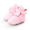 Infant Fluffy Snow Boots Winter Baby Boys Girls Shoes Soft Sole Star Print Fleece First Walker Toddler Plush Prewalker Newborn Boots 0-18M