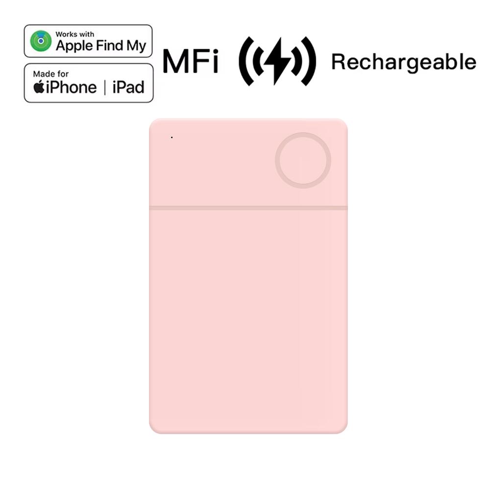 Беспроводной перезаряжаемый трекер в виде смарт-карты, дальнобойный поисковик для Apple Find My, голосовой поиск, ключи, сумка, игрушки для iOS iPhone