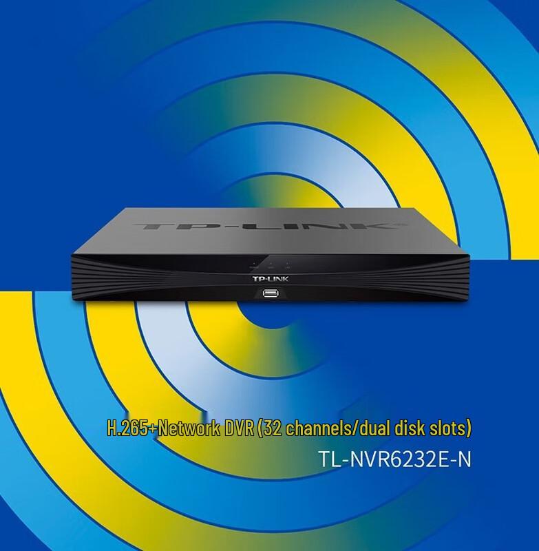 TP-LINK 32-Channel 8MP 4K NVR with Dual Drive Bays (CN version)
