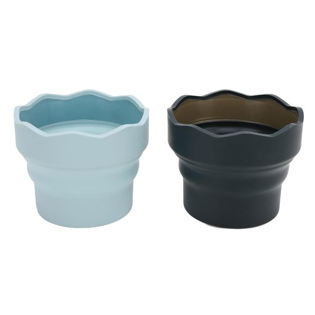 2 шт. Портативный стакан для воды для покраски, практичный, простой в использовании, многофункциональный, складной, для мытья покраски