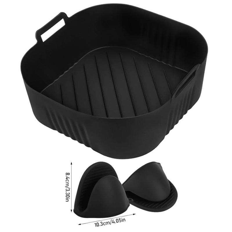 Силиконовая форма 23 см XL XXL для аэрофритюрницы Для Ninja 180Cosori 5.5L/6L/6.1L Серия Phi 2000 6.2L Na230 Аксессуары для аэрофритюрницы